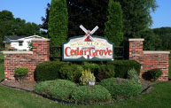 Cedar Grove sign