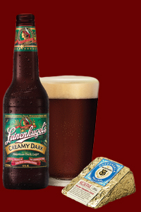 Leinies Creamy Dark and Gorgonzola