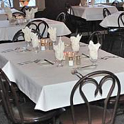 Pinewood Supper Club dinner tables