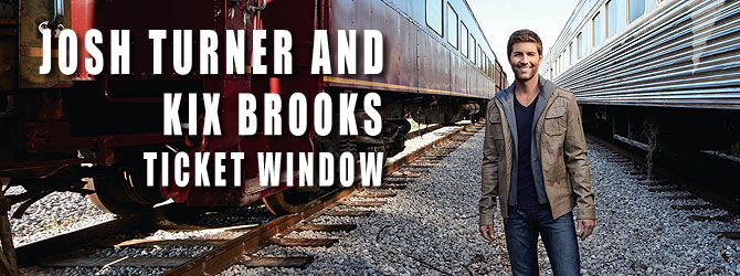 Josh Turner Kix Brooks Ticket Window Banner