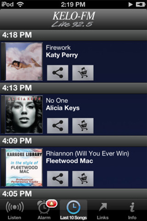 iPhone Playlist Screenshot