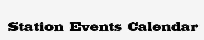 Station Events Calendar