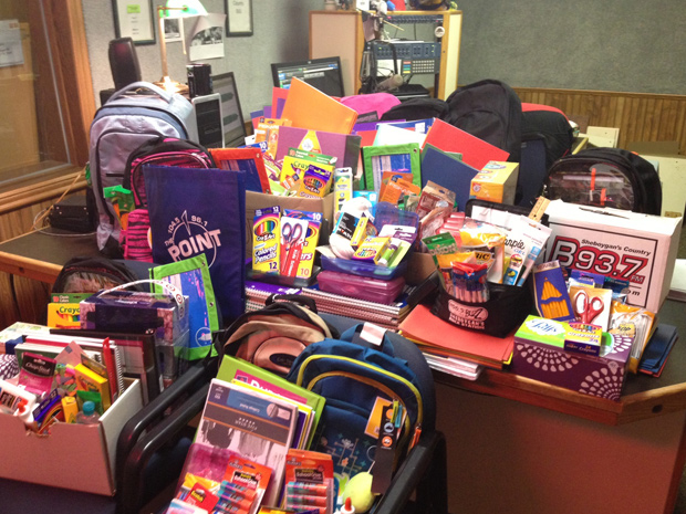 Stuffed studio: all kinds of school supplies