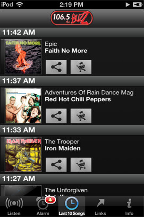 iPhone Playlist Screenshot