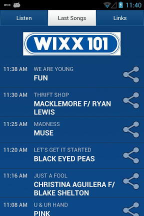 wixx playlist android play google store