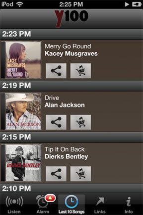 iPhone Playlist Screenshot