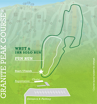 Map of Wrut'n Run Course