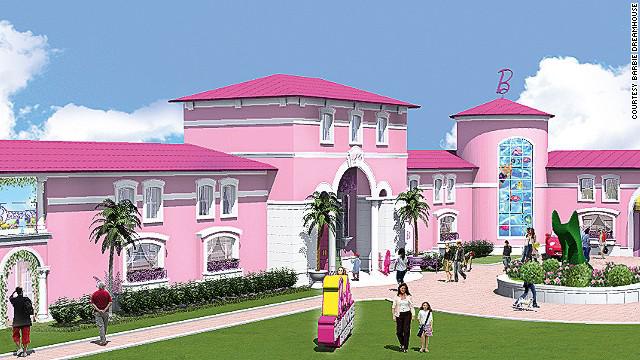 At the grand opening of a life sized barbie house in berlin the