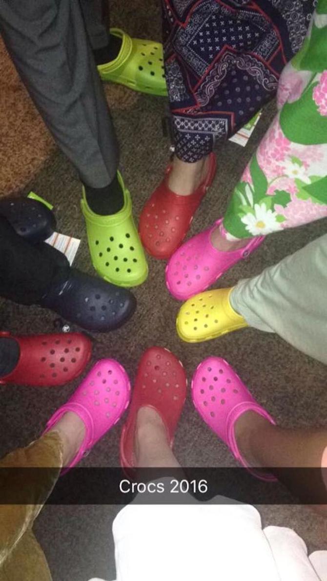 crocs to prom