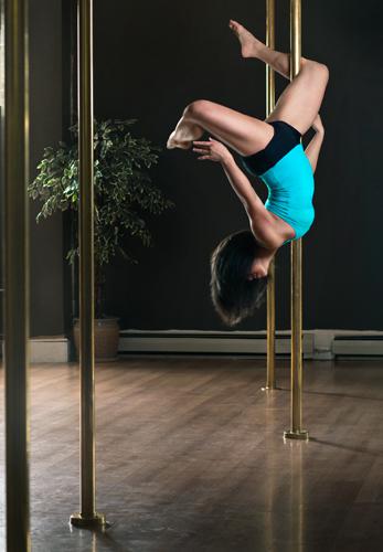 Tween Girl On Pole