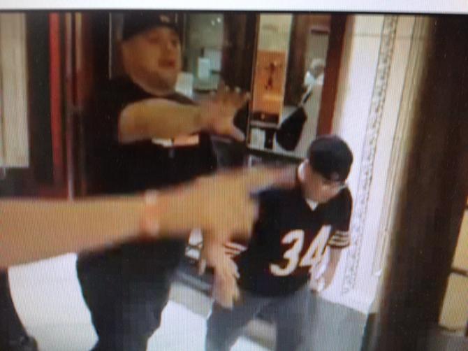 Check Out This Bears Fan Who Decided It Would Be A Good Idea To Race Another Drunk Bears Fan
