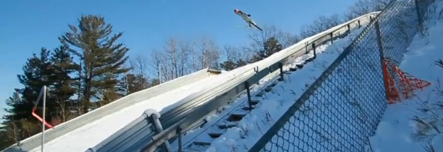 Blogs Sports 711 Video Ski Jumpers That Didnt Qualify For Sochi Went To The Up