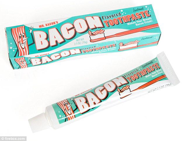 the folks at firebox have come up with bacon toothpaste